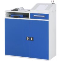 Beistellschrank Stehpult 07T, B1100xT520xH1060/1110/1220mm, 