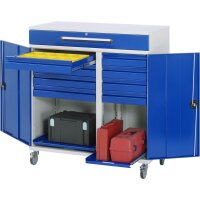 Beistellschrank Stehpult 33T, B1100xT520xH1185mm, mobil