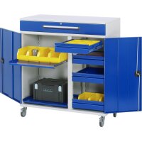 Beistellschrank Stehpult 35T, B1100xT520xH1185mm, mobil