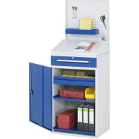 Beistellschrank Stehpult 04, B650xT520xH1110/1220/1770mm, st