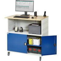 Computer-Tisch 1022, B1100xT790xH1180mm, mobil 2