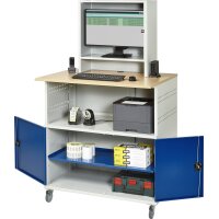 Computer-Tisch 1022 mit Monitorgeh&auml;use T300mm,...