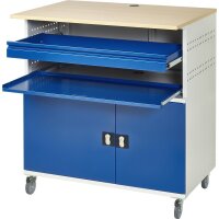 Computer-Tisch 1022 mit Monitorgehäuse T300mm, B1100xT7