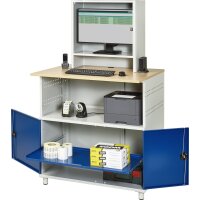 Computer-Tisch 1022 mit Monitorgehäuse T300mm, B1100xT7