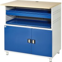 Computer-Tisch 1022 mit Monitorgehäuse T300mm, B1100xT7