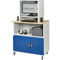Computer-Tisch 1022 mit Monitorgehäuse T550mm, B1100xT7