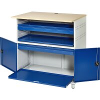 Computer-Tisch 1022 mit Monitorgehäuse T550mm, B1100xT7