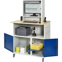 Computer-Tisch 1023, B1100xT790xH1180mm, mobil 2
