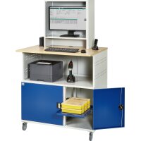 Computer-Tisch 1023, B1100xT790xH1180mm, mobil 3