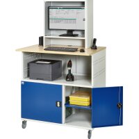 Computer-Tisch 1023 mit Monitorgehäuse T300mm, B1100xT7