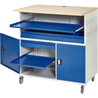 Computer-Tisch 1023 mit Monitorgehäuse T300mm, B1100xT7