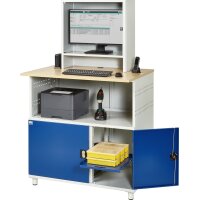 Computer-Tisch 1023 mit Monitorgehäuse T300mm, B1100xT7