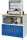 Computer-Tisch 1023 mit Monitorgehäuse T300mm, B1100xT790xH1840mm, stationär