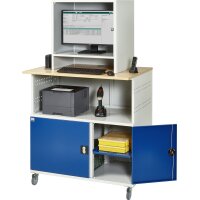 Computer-Tisch 1023 mit Monitorgehäuse T550mm, B1100xT7