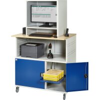 Computer-Tisch 1023 mit Monitorgehäuse T550mm, B1100xT7