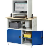 Computer-Tisch 1023 mit Monitorgehäuse T550mm, B1100xT7