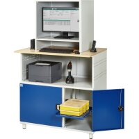 Computer-Tisch 1023 mit Monitorgehäuse T550mm, B1100xT7