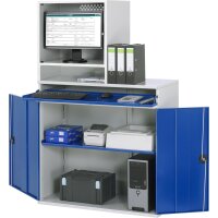 Computer-Schrank 65 mit Monitorgehä gallery