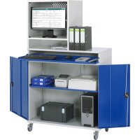 Computer-Schrank 65 mit Monitorgehä gallery