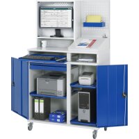 Computer-Schrank 68T mit Monitorgehäuse T250mm, B1100xT