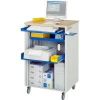 Computer-Station 2050, B720xT660xH1140mm, mobil