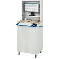 Computer-Station 2065, B720xT660xH1850mm, mobil 5
