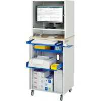 Computer-Station 2075, B720xT660xH1850mm, mobil