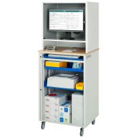 Computer-Station 2075, B720xT660xH1850mm, mobil 2