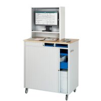 Computer-Station 2665, B1030xT660xH1850mm, mobil 3