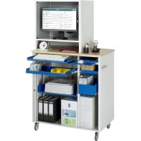 Computer-Station 2675, B1030xT660xH1850mm, mobil