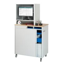 Computer-Station 2675, B1030xT660xH1850mm, mobil 3