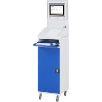 Computer-Schrank 61, B450 x T520 x H1895 mm, mobil 2