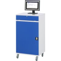 Computer-Schrank 60, B650xT520xH1185mm, mobil 2