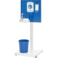 Hygiene Ständer 01, B650xT620xH1700mm, mobil 3