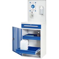 Hygiene Schrank 01, B650xT520xH1085/1795mm, stationär 2