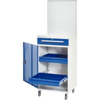 Hygiene Schrank 01, B650xT520xH1210/1920mm, mobil 4