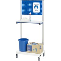 Hygiene Modul 01, B750xT450xH1700mm, mobil 4