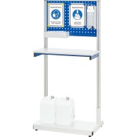 Hygiene Modul 01, B750xT450xH1700mm, stationär 3