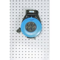 Kabelbox f&uuml;r Lochplatte, 4Dosen,10mKabelmitStecker