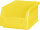 Sichtlagerkasten - gelb (VE = 10 Stück), B105xT160xH75mm