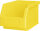 Sichtlagerkasten - gelb (VE = 10 Stück), B140xT230xH130mm