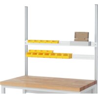 Halteschiene Serie E, B1500xT25xH80mm, RAL7035 2