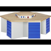 Gruppenwerkbank 497I-EA, B2700xT2340xH89 gallery