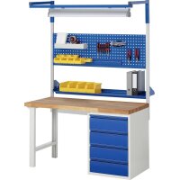 Werkbank 7513I1, B1500xT700xH890mm, 5xSchublade-TA 3