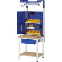 Werkbank 8001I7, B750xT700xH840mm, Ablageboden Buche, 1xSchu