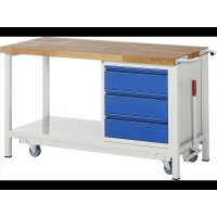 Werkbank mit Fahrgestell 8157I6, B1500xT gallery