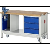 Werkbank mit Fahrgestell 8183I6, B1500xT gallery