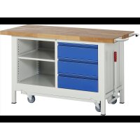 Werkbank mit Fahrgestell 8462I2, B1500xT gallery