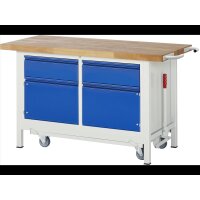Werkbank mit Fahrgestell 8466I2, B1500xT gallery