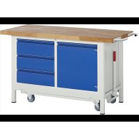 Werkbank mit Fahrgestell 8468I2, B1500xT gallery